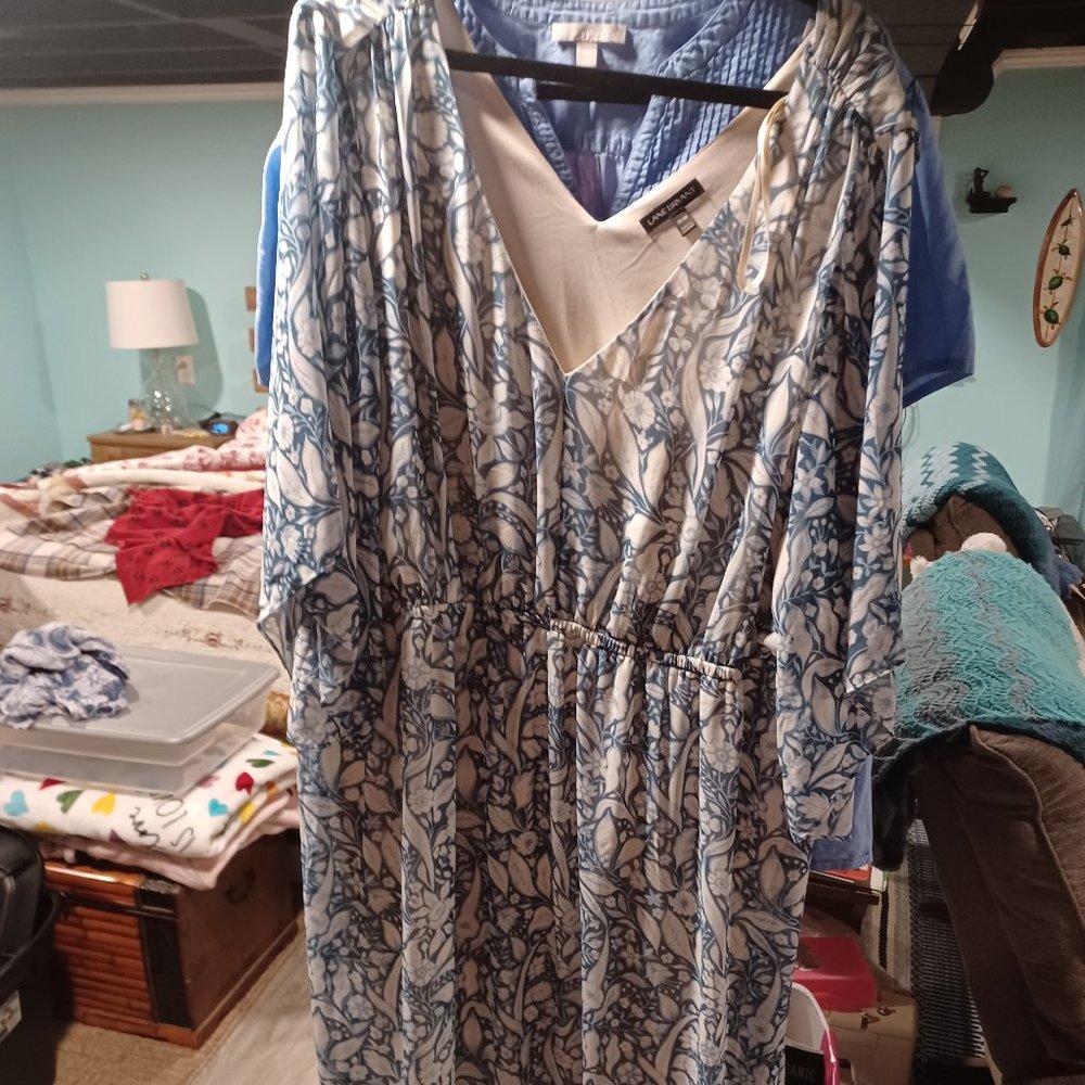 Plus size full length flowy dream dress